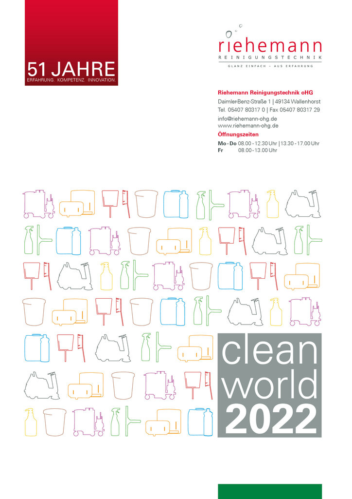 Der neue cleanworld Katalog 2017/2018