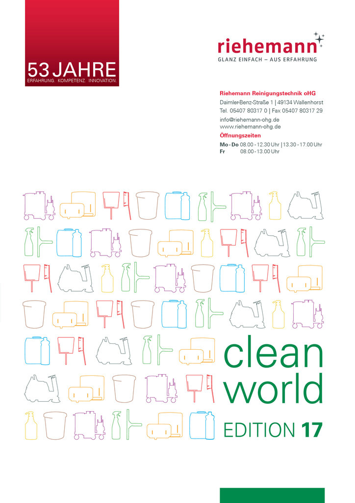 Der neue cleanworld Katalog 2017/2018